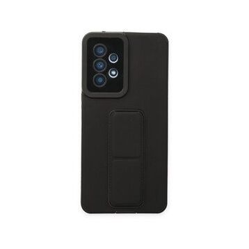 BSSM Samsung Galaxy A53 5G Mega Standlı Silikon - Siyah Kılıf