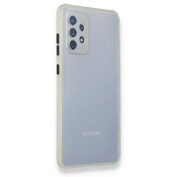 BSSM Samsung Galaxy A72 Miami Şeffaf Silikon Şeffaf Kılıf