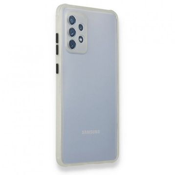 BSSM Samsung Galaxy A72 Miami Şeffaf Silikon Şeffaf Kılıf