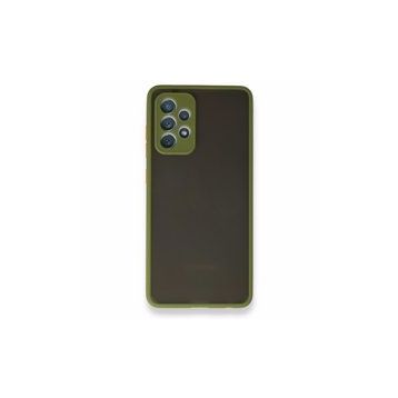 BSSM Samsung Galaxy A72 Montreal Silikon Kapak Koyu Yeşil Kılıf