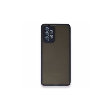 BSSM Samsung Galaxy A72 Montreal Silikon Kapak Lacivert Kılıf