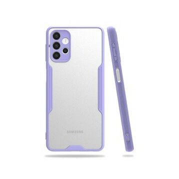 BSSM Samsung Galaxy A72 Platin Silikon Lila Kılıf