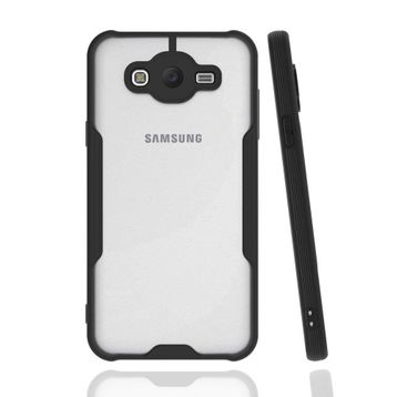 BSSM Samsung Galaxy J7 Platin Silikon - Siyah Kılıf