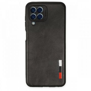 BSSM Samsung Galaxy M33 Loop Deri Silikon Siyah Kılıf