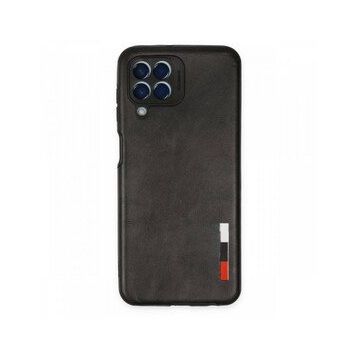 BSSM Samsung Galaxy M33 Loop Deri Silikon Siyah Kılıf