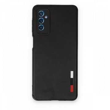 BSSM Samsung Galaxy M52 5G Loop Deri Silikon Siyah Kılıf