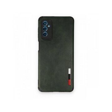 BSSM Samsung Galaxy M52 5G Loop Deri Silikon Yeşil Kılıf