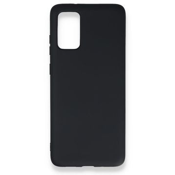 BSSM Samsung Galaxy S20 Plus Nano İçi Kadife Silikon Lacivert Kılıf