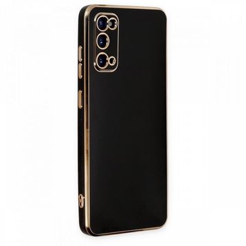 BSSM Samsung Galaxy S20 Volet Silikon Siyah Kılıf