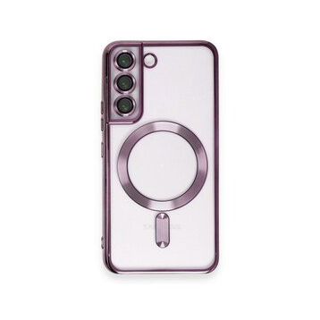 BSSM Samsung Galaxy S22 Kross Magneticsafe Kapak Mor Cep Telefonu Kılıfı
