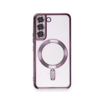 BSSM Samsung Galaxy S22 Kross Magneticsafe Kapak Mor Cep Telefonu Kılıfı