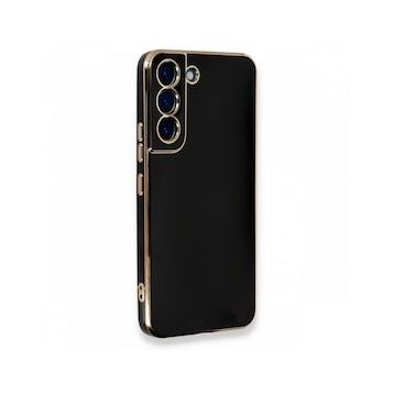 BSSM Samsung Galaxy S22 Plus Volet Silikon Siyah Kılıf