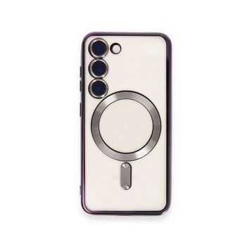 BSSM Samsung Galaxy S23 Plus Kross Magneticsafe Kapak Mor Kılıf