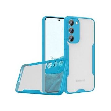 BSSM Samsung Galaxy S23 Plus Platin Mavi Silikon Kılıf
