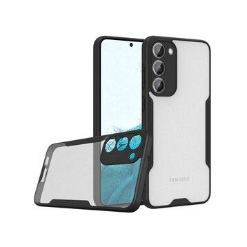 BSSM Samsung Galaxy S23 Plus Platin Silikon Siyah Kılıf