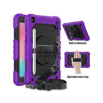 BSSM Samsung Galaxy T290 Tab A 8 Pars Kapak Mor Tablet Kılıfı
