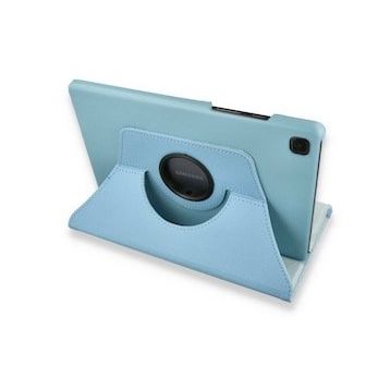 BSSM Samsung Galaxy T500 Tab A7 10.4 360 Deri Turkuaz Tablet Kılıfı