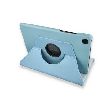 BSSM Samsung Galaxy T500 Tab A7 10.4 360 Deri Turkuaz Tablet Kılıfı