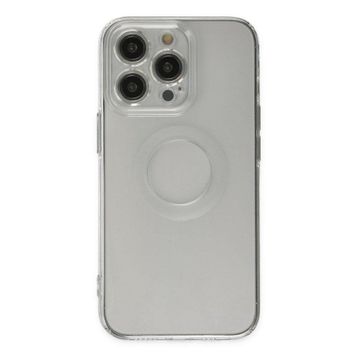 BSSM Santa Lens Silikon - Şeffaf iPhone 13 Pro Kılıf