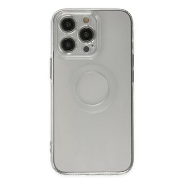 BSSM Santa Lens Silikon - Şeffaf iPhone 13 Pro Kılıf