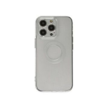 BSSM Santa Lens Silikon - Şeffaf iPhone 13 Pro Kılıf