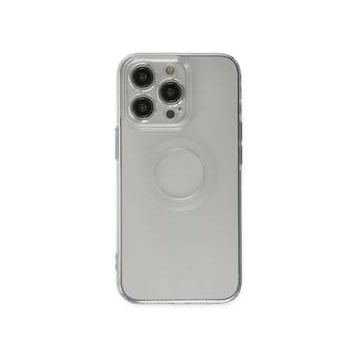 BSSM Santa Lens Silikon - Şeffaf iPhone 14 Pro Kılıf
