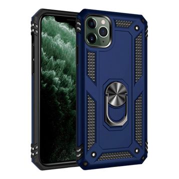 BSSM Sofya Yüzüklü Silikon Kapak - Lacivert iPhone 11 Pro Kılıf
