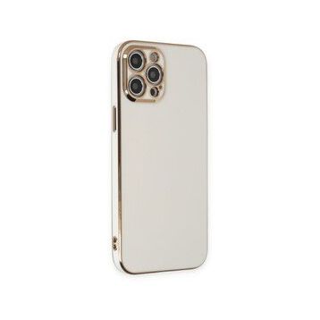 BSSM Volet Silikon - Beyaz iPhone 12 Pro Max Kılıf