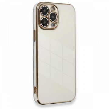 BSSM Volet Silikon - Beyaz iPhone 13 Pro Max Kılıf