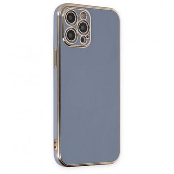 BSSM Volet Silikon - Mavi iPhone 12 Pro Max Kılıf