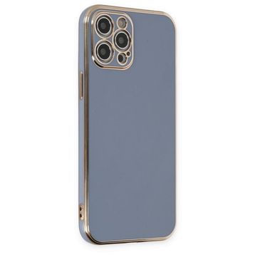 BSSM Volet Silikon - Mavi iPhone 12 Pro Max Kılıf