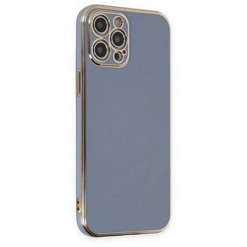 BSSM Volet Silikon - Mavi iPhone 12 Pro Max Kılıf