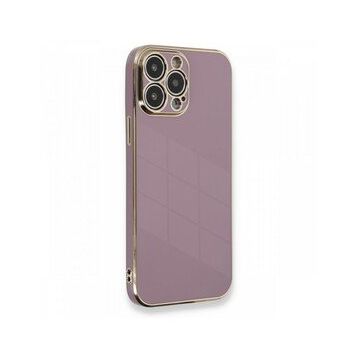 BSSM Volet Silikon - Mor iPhone 13 Pro Max Kılıf