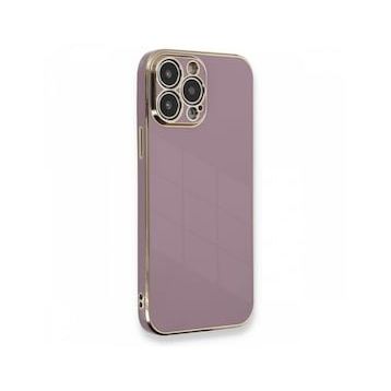 BSSM Volet Silikon - Mor iPhone 13 Pro Max Kılıf