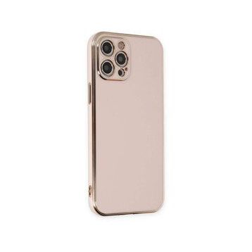 BSSM Volet Silikon - Pembe iPhone 12 Pro Kılıf