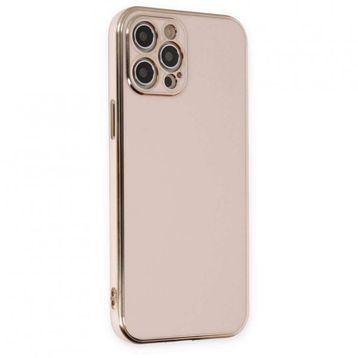 BSSM Volet Silikon - Pembe iPhone 12 Pro Kılıf