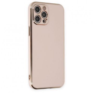 BSSM Volet Silikon - Pembe iPhone 12 Pro Max Kılıf