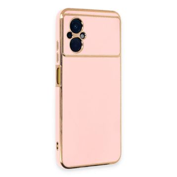 BSSM Volet Silikon - Pembe Xiaomi Poco M5 Kılıf