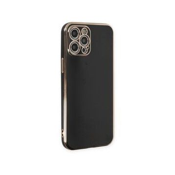 BSSM Volet Silikon - Siyah iPhone 12 Pro Max Kılıf