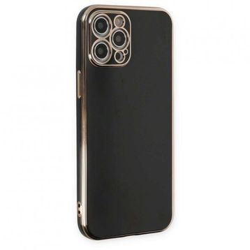 BSSM Volet Silikon - Siyah iPhone 12 Pro Max Kılıf