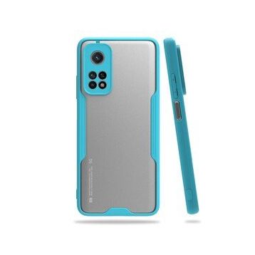 BSSM Xiaomi Mi 10T Pro Platin Silikon Mavi Kılıf