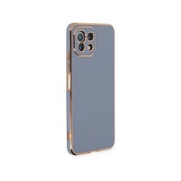 BSSM Xiaomi Mi 11 Lite Volet Silikon Mavi Kılıf