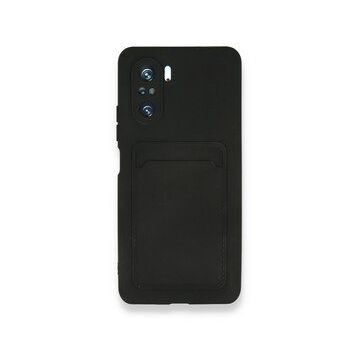 BSSM Xiaomi Mi 11İ Kelvin Kartvizitli Silikon Siyah Kılıf