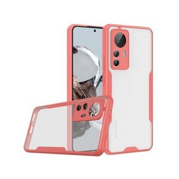 BSSM Xiaomi Mi 12T Platin Silikon Pembe Kılıf