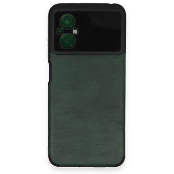 BSSM Xiaomi Poco M5 Loop Deri Silikon Yeşil Kılıf