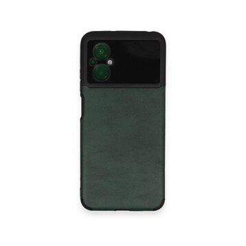 BSSM Xiaomi Poco M5 Loop Deri Silikon Yeşil Kılıf