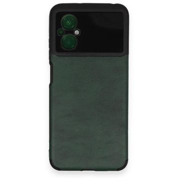 BSSM Xiaomi Poco M5 Loop Deri Silikon Yeşil Kılıf