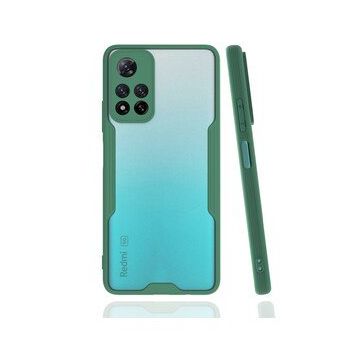 BSSM Xiaomi Redmi Note 11 Pro Plus 5G Platin Silikon Yeşil Kılıf