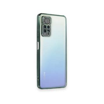 BSSM Xiaomi Redmi Note 11 Pro Razer Lensli Silikon Yeşil Kılıf