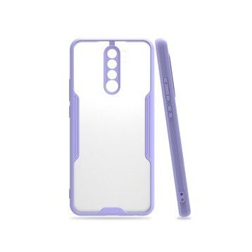 BSSM Xiaomi Redmi Note 8 Pro Platin Silikon Lila Kılıf
